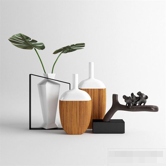 北歐簡約風范 宜家桌面陳設(shè)裝飾品組合模型的藝術(shù)與生活